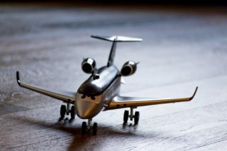 飛行機の模型