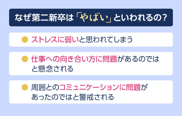 なぜ第二新卒はやばいといわれるの？