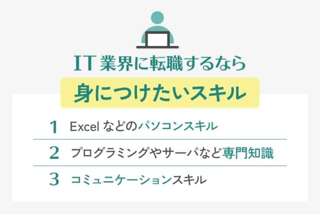 IT業界に転職するなら身につけたいスキル