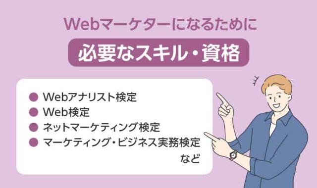 Webマーケターになるために必要なスキル・資格