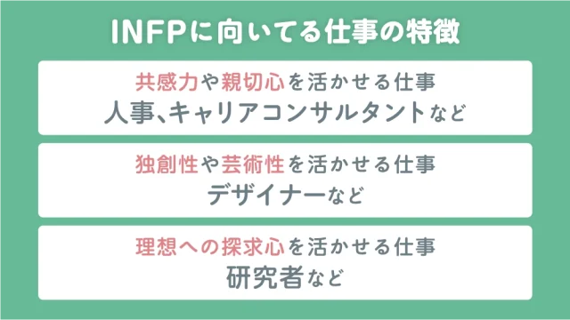 INFPに向いてる仕事の特徴