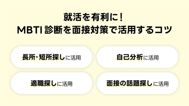 就活を有利に！MBTI診断を面接対策で活用するコツ