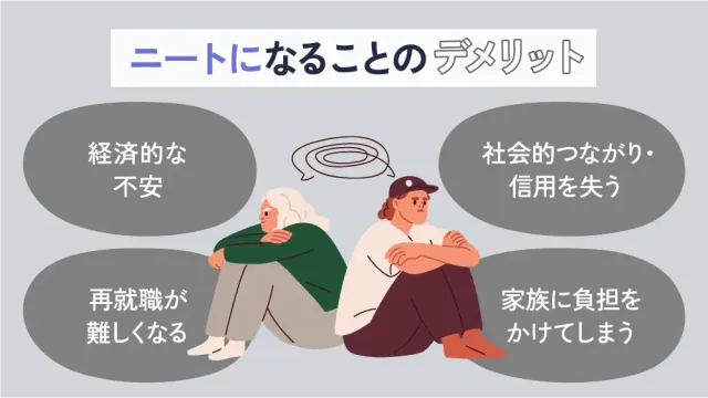 ニートになることのデメリット