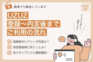UZUZの登録〜内定後までご利用の流れを徹底解説!