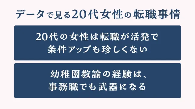 データで見る20代女性の転職事情