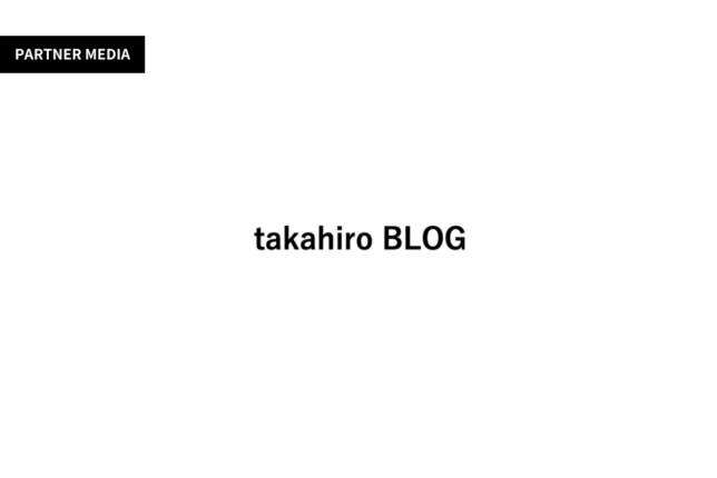 takahiro BLOGに掲載されました